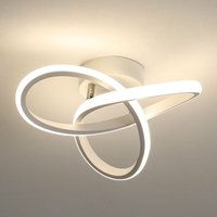 Comely - Moderne Aluminium LED-Deckenleuchte, 22W 2475LM, Weiße 4500K Deckenleuchte für Küche, Wohnzimmer, Schlafzimmer, Durchmesser 24CM von COMELY
