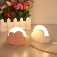 Set aus 2 wiederaufladbaren LED-Nachtlichtern für Kinder, USB-Betriebene Nachttischlampe mit Helligkeitsregelung, ideal zur Weihnachtsdekoration im von COMELY