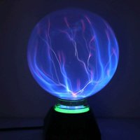 Plasma Ball Lamp 5 Zoll Magic Plasma Light Static Globe Lamp Berühren Sie elektrostatisches blaues Licht von COMELY