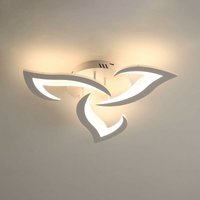 Comely - led Deckenleuchte, 36W 3060LM Moderne Deckenleuchte, Durchmesser 58cm Acryl led Deckenleuchte 3 Lichter für Wohnzimmer Schlafzimmer Küche von COMELY