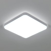 Comely - Carré 30W led -Deckenleuchte, IP54 wasserdichtes Deckenlicht, 2700 lm 6500K Kalt weiß, Deckenleuchte Küchenkorridor Balcon 25 cm [Energy von COMELY