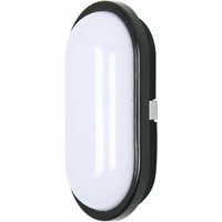 Led Wall led Oval Oval 15W, Außen Deckenlampe 6000k, geeignet für Innen- und Außen- (schwarz) 1400 lm [Energieklasse e] - Comely von COMELY