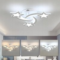 Dimmbare LED-Deckenleuchte, moderne weiße Pendelleuchte von COMELY