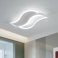 Hoteles led -Deckenlicht, 28W 3000 lm weiße Blattform -Acryl -Deckenlampe, led -Deckenlicht für Wohnzimmer, Schlafzimmer, Esszimmer, Korridor, kaltes von COMELY