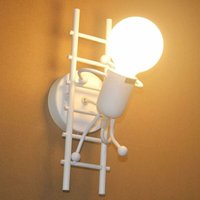 Kreative Wandlampe Menschliche Silhouette, Moderne Dekorative Kunstwandlampe, E27 max 60W, Ideal für Schlafzimmer, Kinderzimmer, Flur, Esszimmer, von COMELY