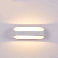 Comely - Moderne led Wandlampe Weiß 5W, Warmweißes Licht 3000K, Länge 25cm, für Schlafzimmer, Nachttisch, Wohnzimmer von COMELY