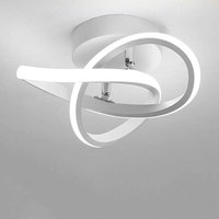 Moderne LED-Deckenleuchte, 12 w Aluminium- und Acryl-Deckenleuchte, LED-Deckenleuchte in Blumenform für Schlafzimmer, Küche, Wohnzimmer, Korridor, von COMELY