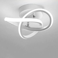 Comely - Moderne LED-Deckenleuchte, 12 w Aluminium- und Acryl-Deckenleuchte, LED-Deckenleuchte in Blumenform für Schlafzimmer, Küche, Wohnzimmer, von COMELY