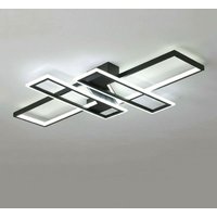Comely - Moderne led Kronleuchter Licht für Wohnzimmer Schlafzimmer Küche Home Deckenleuchten Fernbedienung Rechteck Schwarz Leuchten Comely - Moderne led Kronleuchter Licht für Wohnzimmer Schlafzimmer Küche Home Deckenleuchten Fernbedienung Rechteck Schwarz Leuchten von COMELY