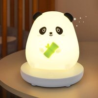 Comely - Panda Nachtlicht Lampe, LED-Nachtlicht für Kinder aus niedlichem Silikon, Tier-Nachttischlampe für Kinder, Geburtstagsgeschenke für Mädchen von COMELY