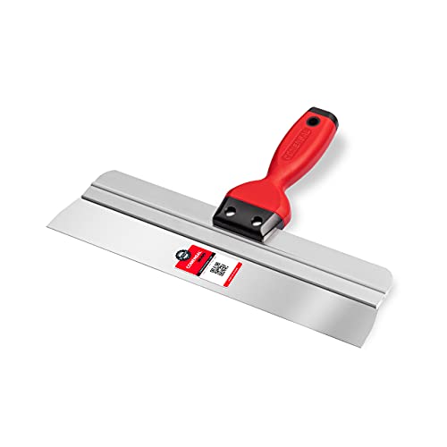 COMENSAL Flächenspachtel 350 mm - Profi Fassadenspachtel Edelstahl - Ergonomischem Griff - Rakel Spachtel - Made in EU von COMENSAL