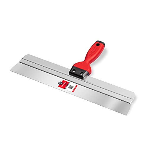 COMENSAL Flächenspachtel 450 mm - Profi Fassadenspachtel Edelstahl - Ergonomischem Griff - Rakel Spachtel - Made in EU von COMENSAL