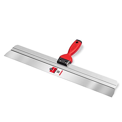 COMENSAL Flächenspachtel 600 mm - Profi Fassadenspachtel Edelstahl - Ergonomischem Griff - Rakel Spachtel - Made in EU von COMENSAL