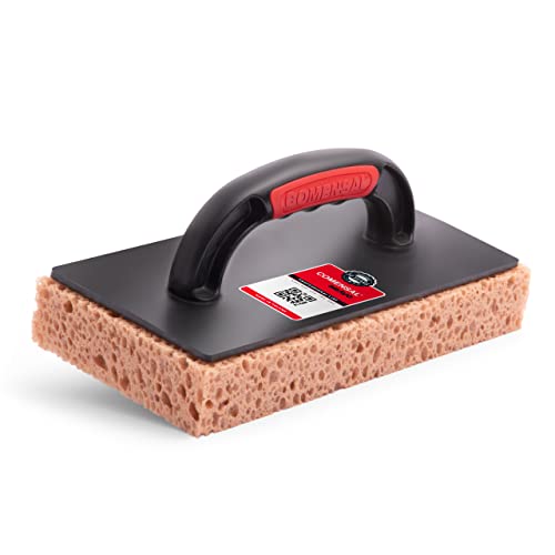COMENSAL® Fliesenwaschbrett Hydro+ Schwammbrett - Grobporig - Saugfähig - Putzbrett - Fliesenschwamm - Hydroschwamm-Belag - Made in EU - 280 x 140 mm von COMENSAL