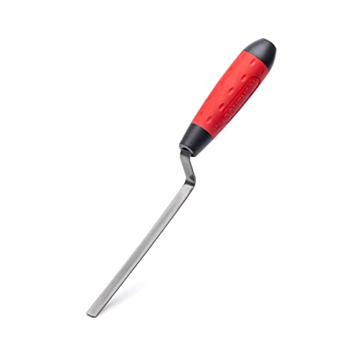 COMENSAL Fugenkelle 8 mm - Fugenkellen Rostfreie - Stoßfugenkelle mit Edelstahlblatt - Rutschfestes Softgriff - Made in EU von COMENSAL