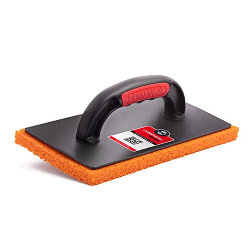 COMENSAL® Reibebrett für Putz 280 x 140 mm - Putzbrett - Schwammgummi - Profi Reibebrett Kunststoff - Ergonomisch Griff - Fugbrett für Fliesenleger - Made in EU von COMENSAL