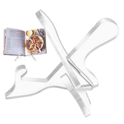 Acryl Kochbuchständer für Küche, X-förmige Acryl-Display-Ständer Tragbare Halterständer für Bilderrahmen, Tischständer Für Rezepte Acryl Kochbuchständer für Küche, X-förmige Acryl-Display-Ständer Tragbare Halterständer für Bilderrahmen, Tischständer Für Rezepte von COMFOLIVING