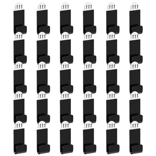 Acryl-Schallplattenhalter, 30 selbstklebende Vinyl-Schallplatten-Display-Regal, transparente Wandhalterung, Schallplatten-Albenhalter, Mehrzweck-Wanddekoration, Musikalbum-Coverr-Halter für von COMFOLIVING