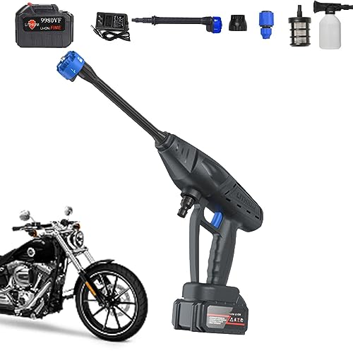 Akku-Hochdruckreiniger, Batteriewäsche, Handheld-Hochdruckreiniger für Autos Multifunktionale schnurlose Düsenreiniger für Zaun, Fahrräder, Automotorräder und Autos Akku-Hochdruckreiniger, Batteriewäsche, Handheld-Hochdruckreiniger für Autos Multifunktionale schnurlose Düsenreiniger für Zaun, Fahrräder, Automotorräder und Autos von COMFOLIVING