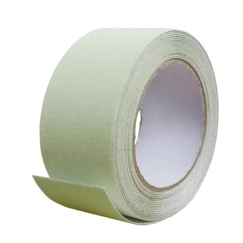 Anti-Rutsch-Klebeband – PET Leuchtendes Anti-Rutsch-Klebeband | Wasserdichtes Leuchtendes Griptape | Multifunktionales Griptape, Das Im Dunkeln Leuchtet | Fluoreszierendes Sicherheitsband Mit Hoher Tr von COMFOLIVING