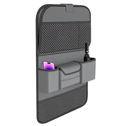 Autositz-Rückenlehne, Aufbewahrungstasche mit mehreren Taschen, Rücksitz-Organizer mit Tablett und Tisch, faltbarer Autositz-Organizer mit Tablet-Halter, Packung Autositz-Rückenlehnenschutz Autositz-Rückenlehne, Aufbewahrungstasche mit mehreren Taschen, Rücksitz-Organizer mit Tablett und Tisch, faltbarer Autositz-Organizer mit Tablet-Halter, Packung Autositz-Rückenlehnenschutz von COMFOLIVING