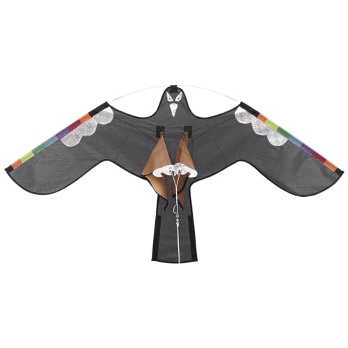 COMFOLIVING Bird Hawk Flying Kite, Hawk Bird Kite, reflektierende Vögel, die den fliegenden Hawk erschrecken - Farm Flying Bird Hawk Flying Kite Repeller Bird Dragons für Kinder von COMFOLIVING