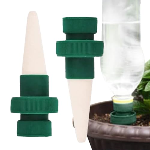 COMFOLIVING Blumentopf-Tropfstäbe, automatisches Bewässerungsgerät,2 Stück automatisches Gartenbepflanzungs-Wassertropfwerkzeug | Tropfbewässerungsgerät für Blumenkübel, effiziente Bewässerung von COMFOLIVING