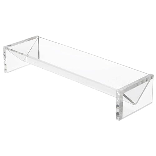 COMFOLIVING Cracker Server Tablett, Acryl Cracker Tablett zum Servieren Rechteckiger Cracker, klares Vorspeisen-Serviertablett mit Servierplatten, Halter für Serviertabletts, transparenter COMFOLIVING Cracker Server Tablett, Acryl Cracker Tablett zum Servieren Rechteckiger Cracker, klares Vorspeisen-Serviertablett mit Servierplatten, Halter für Serviertabletts, transparenter von COMFOLIVING