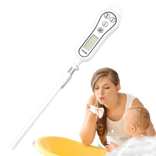 COMFOLIVING Digitale Temperatur-Sonde, Kochtemperatursonde, tragbare digitale Lebensmittelsonde - Multi-Temperaturmessgerät, Fleischtemperaturmesser, Direktablesung, beleuchtet COMFOLIVING Digitale Temperatur-Sonde, Kochtemperatursonde, tragbare digitale Lebensmittelsonde - Multi-Temperaturmessgerät, Fleischtemperaturmesser, Direktablesung, beleuchtet von COMFOLIVING