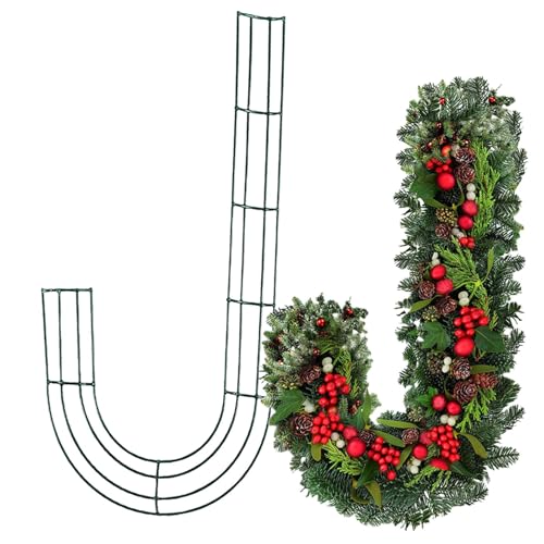 COMFOLIVING Draht Wreath Rahmen, Süßigkeit Cane Wreath | J-förmige Weihnachtskranz-Formen - - Rahmen, Weihnachten Haustür Girlande, Draht Rahmen für Feiertage Veranstaltungen COMFOLIVING Draht Wreath Rahmen, Süßigkeit Cane Wreath | J-förmige Weihnachtskranz-Formen - - Rahmen, Weihnachten Haustür Girlande, Draht Rahmen für Feiertage Veranstaltungen von COMFOLIVING