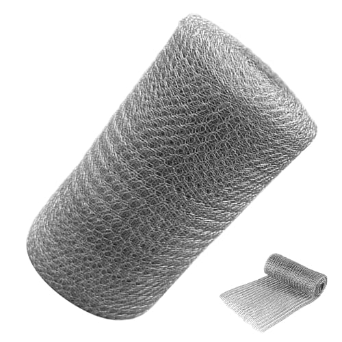 COMFOLIVING Edelstahl Garten Mesh, Edelstahl Mesh Roll | Doppelschichtloch Metall Maschendrahtplatte,Robuste Metallgitterplatte mit Loch, flexibler Drahtgeflecht Bildschirm für Garten, Lüftungsöffnung COMFOLIVING Edelstahl Garten Mesh, Edelstahl Mesh Roll | Doppelschichtloch Metall Maschendrahtplatte,Robuste Metallgitterplatte mit Loch, flexibler Drahtgeflecht Bildschirm für Garten, Lüftungsöffnung von COMFOLIVING