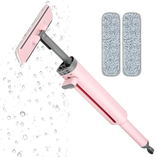 COMFOLIVING Faltbarer Handmopp, automatischer Wischmopp, tragbar, kleiner Wischmopp, drehbarer Quetschmopp mit Fugendüse und 2 wiederverwendbaren Mikrofaser-Pads, tragbarer, stark saugfähiger COMFOLIVING Faltbarer Handmopp, automatischer Wischmopp, tragbar, kleiner Wischmopp, drehbarer Quetschmopp mit Fugendüse und 2 wiederverwendbaren Mikrofaser-Pads, tragbarer, stark saugfähiger von COMFOLIVING