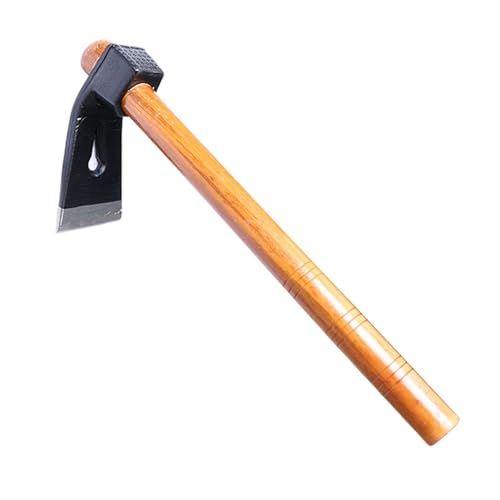 COMFOLIVING Gartenhacke zum Jäten, robustes Gartenwerkzeug – Multifunktionale Hacke – Gartenhacke aus Stahl mit Holzgriff, leichtes Handwerkzeug von COMFOLIVING