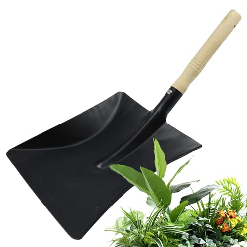 COMFOLIVING Gartenschaufel, Gartenschaufel, robuste Handschaufel mit Holzgrabegriff, Multifunktionswerkzeug für Gartenschaufel, Sandstrand, Schmutz COMFOLIVING Gartenschaufel, Gartenschaufel, robuste Handschaufel mit Holzgrabegriff, Multifunktionswerkzeug für Gartenschaufel, Sandstrand, Schmutz von COMFOLIVING