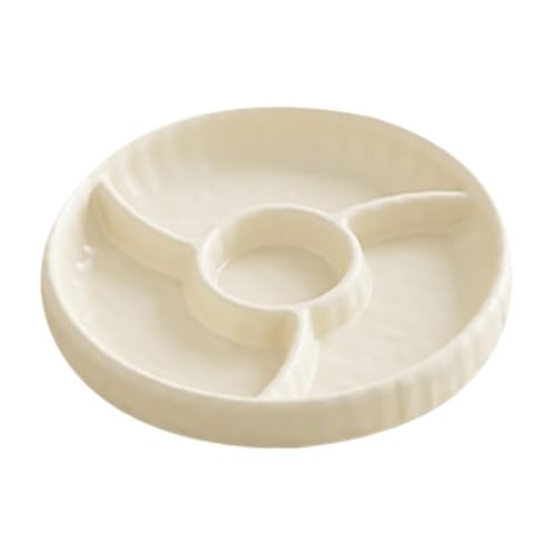 COMFOLIVING Geteiltes Serviertablett | Geteiltes Snacktablett mit 4 Fächern | Snackbox Behälter, Servierschalen, großes Mehrzweck-Serviertablett für Chips und Dip, Obst, Gemüse COMFOLIVING Geteiltes Serviertablett | Geteiltes Snacktablett mit 4 Fächern | Snackbox Behälter, Servierschalen, großes Mehrzweck-Serviertablett für Chips und Dip, Obst, Gemüse von COMFOLIVING