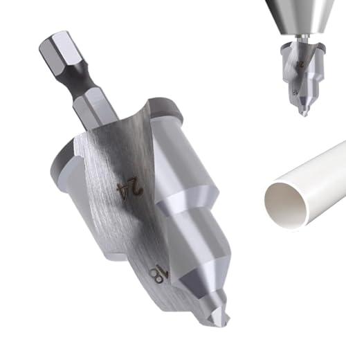 COMFOLIVING Küchenspüle Aufsatz für Metall – Bohrfräser für Sicherheitsarbeitsplatte | Schnellwechselbohrer, robuster Spindelaufsatz, Sparer von COMFOLIVING