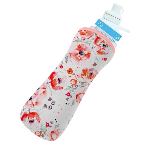 COMFOLIVING Neopren Wasserflasche Fall, Neopren Flaschenschutz,Wasserflasche Halter Tasche | Ergonomischer Flaschenhalter, isolierte Flaschenhalter, Wasserflasche für Erwachsene COMFOLIVING Neopren Wasserflasche Fall, Neopren Flaschenschutz,Wasserflasche Halter Tasche | Ergonomischer Flaschenhalter, isolierte Flaschenhalter, Wasserflasche für Erwachsene von COMFOLIVING