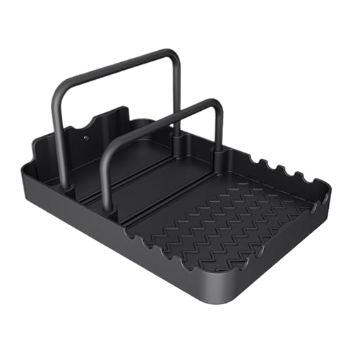 COMFOLIVING __PLACEHOLDER_BRAND_0__ Topfdeckel Organizer, Besteckhalter | Küchenbesteckhalter aus Aluminiumlegierung - Mit Rutschfester Matte Kuchenpapierhalter Schrank Organizer COMFOLIVING __PLACEHOLDER_BRAND_0__ Topfdeckel Organizer, Besteckhalter | Küchenbesteckhalter aus Aluminiumlegierung - Mit Rutschfester Matte Kuchenpapierhalter Schrank Organizer von COMFOLIVING