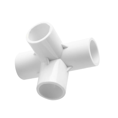 COMFOLIVING PVC-Rohrverbindungen, PVC-Wasserrohr T-Stück - PVC-Rohrverbindungen 3-Wege-Rohr-Fittings - 3/4/5 Weg Möbel Grade Rohr Armbow Connector Rohrverbindungsadapter COMFOLIVING PVC-Rohrverbindungen, PVC-Wasserrohr T-Stück - PVC-Rohrverbindungen 3-Wege-Rohr-Fittings - 3/4/5 Weg Möbel Grade Rohr Armbow Connector Rohrverbindungsadapter von COMFOLIVING