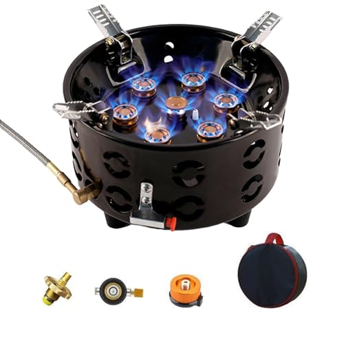 COMFOLIVING Picknickkamin tragbarer Rucksackofen 7-Kern tragbarer Campingofen Campingofen von COMFOLIVING