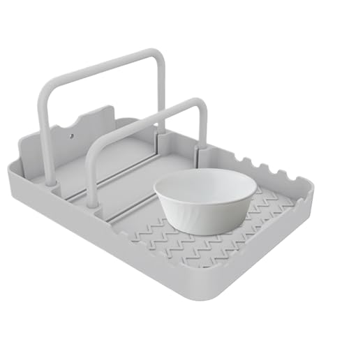 COMFOLIVING Pot Lock Storage Rack, Pot Lock Storage Rack | Lagerregal für Besteck - mit rutschfestem Tortenpapierhalter Organisation von COMFOLIVING