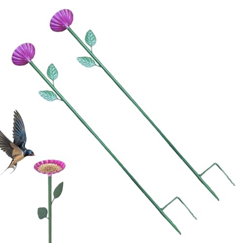 COMFOLIVING Stehender Vogelfutterspender, stehender Futterspender für Wildvögel, wiederverwendbare Vogelfutterspender, Gartendekoration, Pfahl für Terrasse, Garten, Hinterhof, Hof COMFOLIVING Stehender Vogelfutterspender, stehender Futterspender für Wildvögel, wiederverwendbare Vogelfutterspender, Gartendekoration, Pfahl für Terrasse, Garten, Hinterhof, Hof von COMFOLIVING