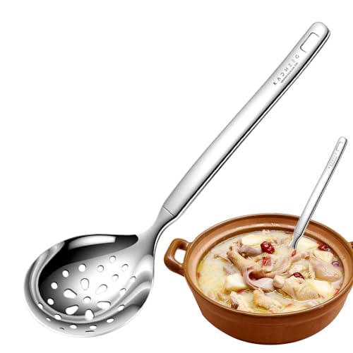 COMFOLIVING Suppenkelle, Edelstahl-Schöpflöffel, runde Küchenkelle mit langem Griff, Mehrzweck-Küchenhelfer, Schöpflöffel zum Kochen, heiße Schokolade, Servieren, Kaffee und Suppen COMFOLIVING Suppenkelle, Edelstahl-Schöpflöffel, runde Küchenkelle mit langem Griff, Mehrzweck-Küchenhelfer, Schöpflöffel zum Kochen, heiße Schokolade, Servieren, Kaffee und Suppen von COMFOLIVING