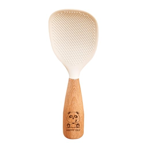 COMFOLIVING Vertikaler Reislöffel, ergonomischer Reisspatel, Küchenreisschaufel, Lebensmittelqualität, Küchenreiswerkzeuge, hitzebeständiger Reiskocher Löffel, Reis Servierlöffel mit Holzgriff COMFOLIVING Vertikaler Reislöffel, ergonomischer Reisspatel, Küchenreisschaufel, Lebensmittelqualität, Küchenreiswerkzeuge, hitzebeständiger Reiskocher Löffel, Reis Servierlöffel mit Holzgriff von COMFOLIVING