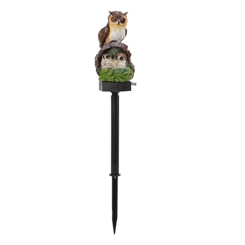 COMFOLIVING Vogeldekoration für den Außenbereich, Vogelfiguren, Licht für Gartentiere – schöne Vogelfigur, Rasenlandschaftsdekoration für Hinterhof, Licht mit Strom von COMFOLIVING