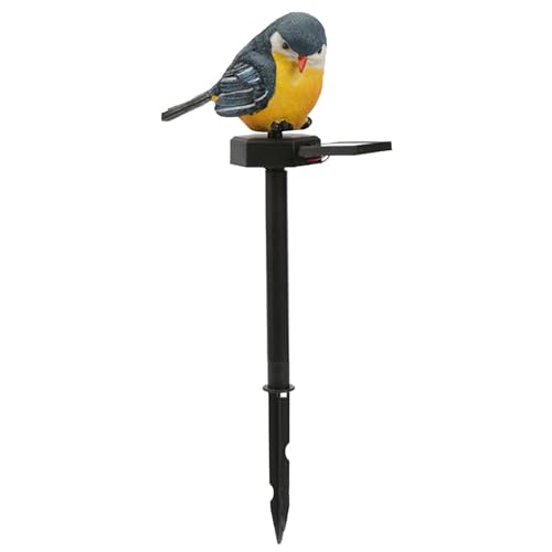 COMFOLIVING Vogeldekoration für den Außenbereich, Vogelfigurenlichter | LED-Solarlampe für Tiere | Solar-Gartenlampe mit niedlichem Vogelspieß, dekorative Vogelfigur von COMFOLIVING