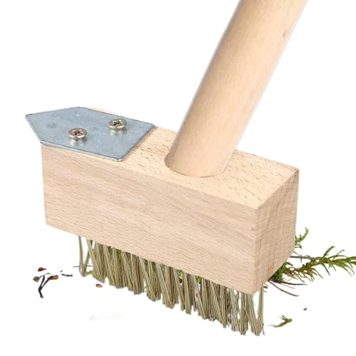 COMFOLIVING Werkzeug zur Reinigung von Rissen, Moosentfernungswerkzeug für Pflastersteine, tragbarer Moosentferner mit Drahtborsten, Winkel von 45 Grad, Werkzeug COMFOLIVING Werkzeug zur Reinigung von Rissen, Moosentfernungswerkzeug für Pflastersteine, tragbarer Moosentferner mit Drahtborsten, Winkel von 45 Grad, Werkzeug von COMFOLIVING