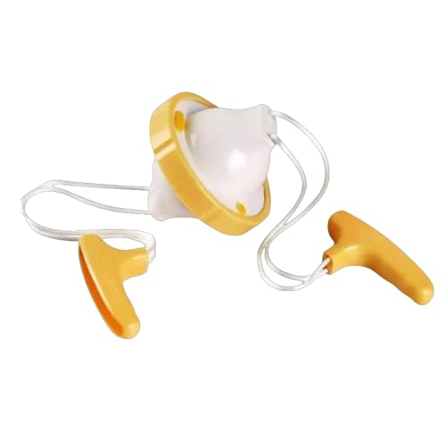 Eier-Shaker – Eiermaschine | Eierdrehmaschine mit Zugseilen | Manueller Eier-Shaker mit Zugseilen | Eigelb- und Eiweißrührer | Werkzeug für C von COMFOLIVING