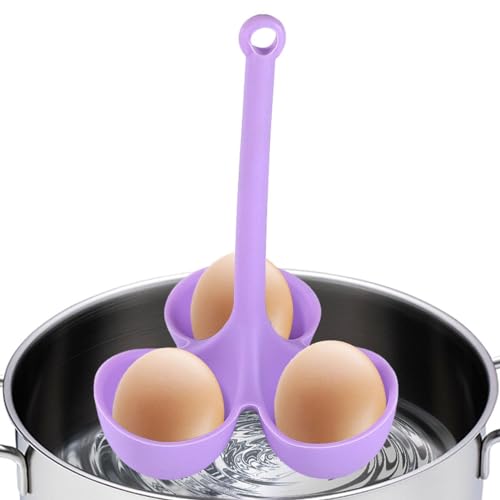 Eierpochierer, Silikon-Eier-Dampfgarer, 3 Gitter, pochierter Eierhalter, hitzebeständig, wiederverwendbar, Kochgeschirr, Eierpochierbecher für Dampfgarer, Küchenhelfer, Eier zum Kochen und Pochieren Eierpochierer, Silikon-Eier-Dampfgarer, 3 Gitter, pochierter Eierhalter, hitzebeständig, wiederverwendbar, Kochgeschirr, Eierpochierbecher für Dampfgarer, Küchenhelfer, Eier zum Kochen und Pochieren von COMFOLIVING