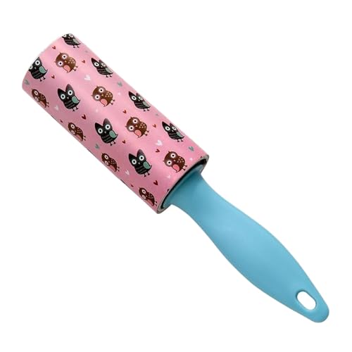 Fusselrollen, Fusselrolle für klebrige Haare, Katzenfusselentfernung inklusive 30 Blatt, Fusselreiniger, tragbarer Tierhaarentferner für Kleidung, Couch, Teppich, Möbel von COMFOLIVING